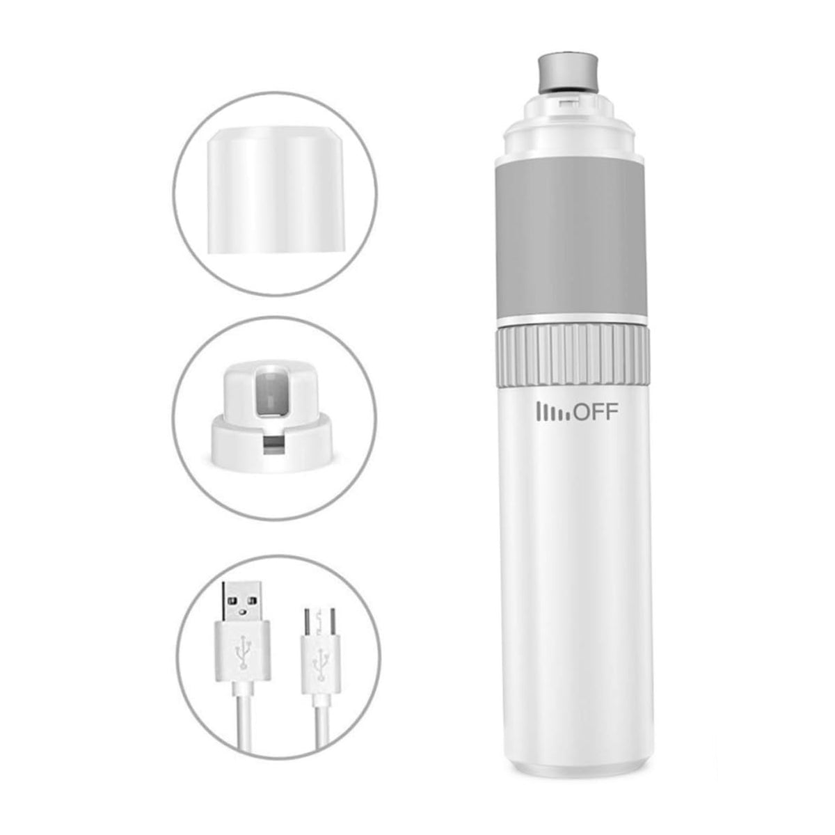 Adjustable USB Rechargeable Electric Pet Nail Grinder J27385