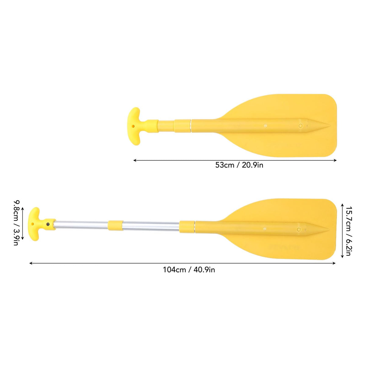 2Pcs Telescopic Adjustable Canoe Paddles V58465
