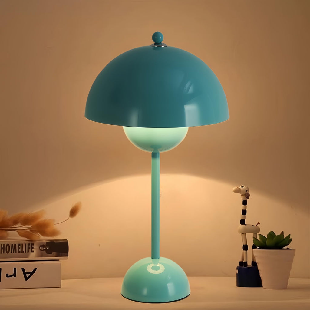Mid-Century Modern Table Lamp Turquoise I432