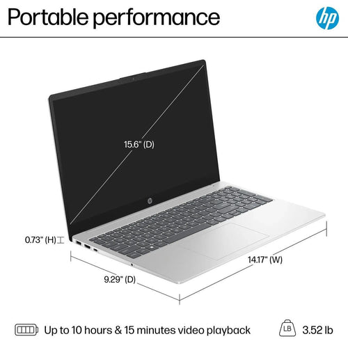 15.6" HD Touch Screen Laptop Intel Core i3 8GB RAM 256GB SSD D137