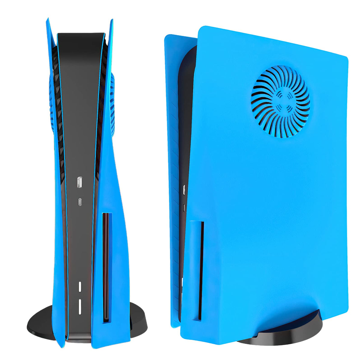 Face Plate Cover Shell with Cooling Vents for PS5 Disc Edition Console (Starlight Blue) W726453
