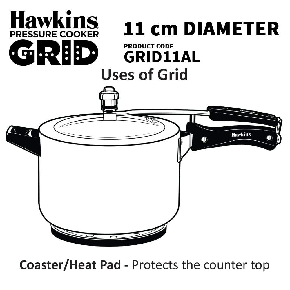 11 cm Aluminium Pressure Cooker Grid K832
