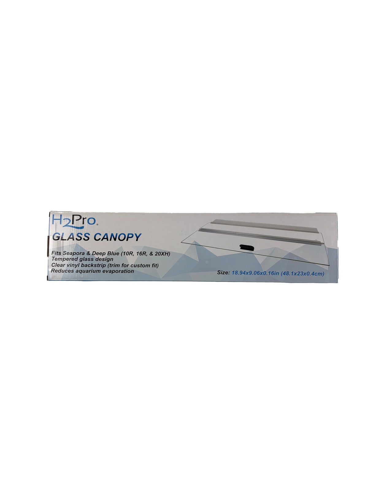 Glass Canopy Aquarium Lid C599