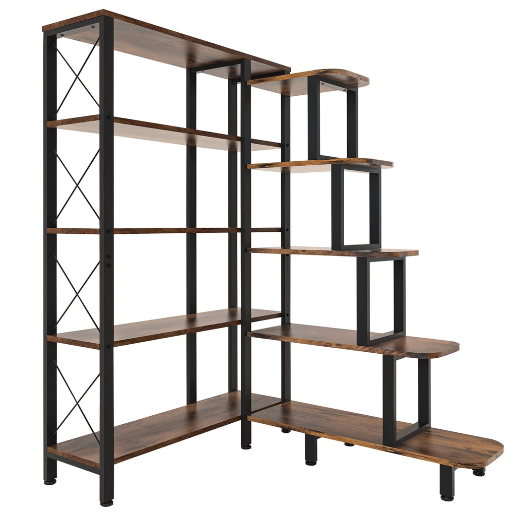 Large Reversible 5 Tier Corner Bookshelf F145983