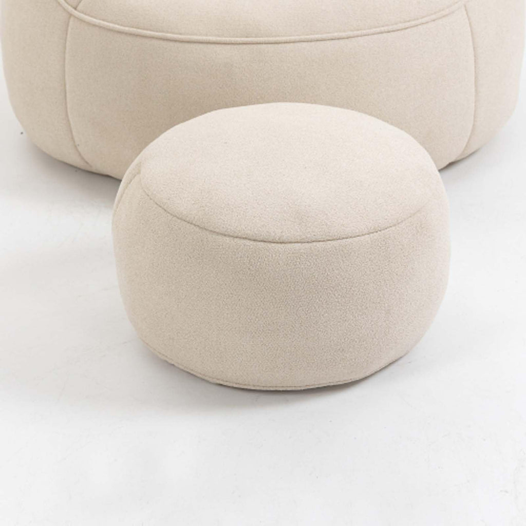 Memory Foam Bean Bag Chair with Ottoman P4324