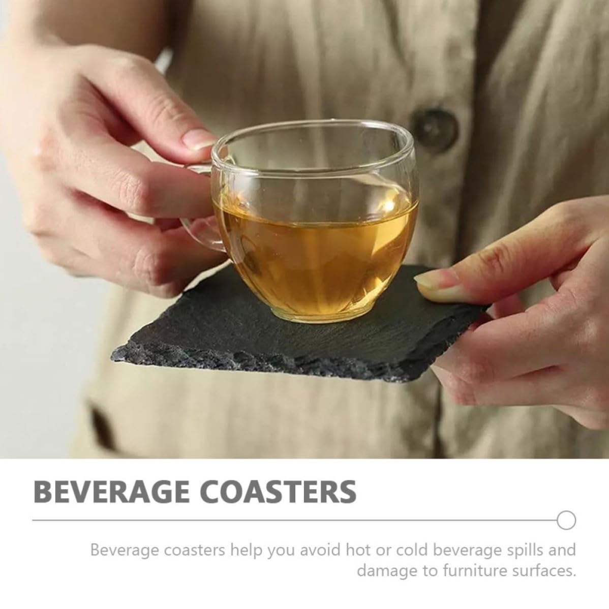 Natural Stone Drink Coasters B7913