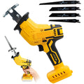 Cordless Reciprocating Saw 0-3500 SPM Variable Speed with 4 Blades X73878