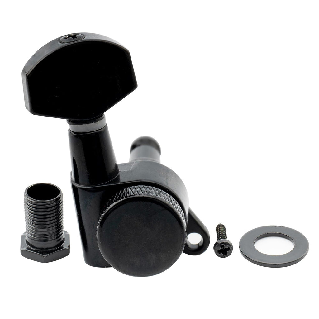 6 Inline Locking Tuners Set Black K9880