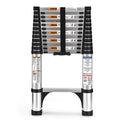 12.5 FT Aluminum Telescoping Ladder 330lbs N287035