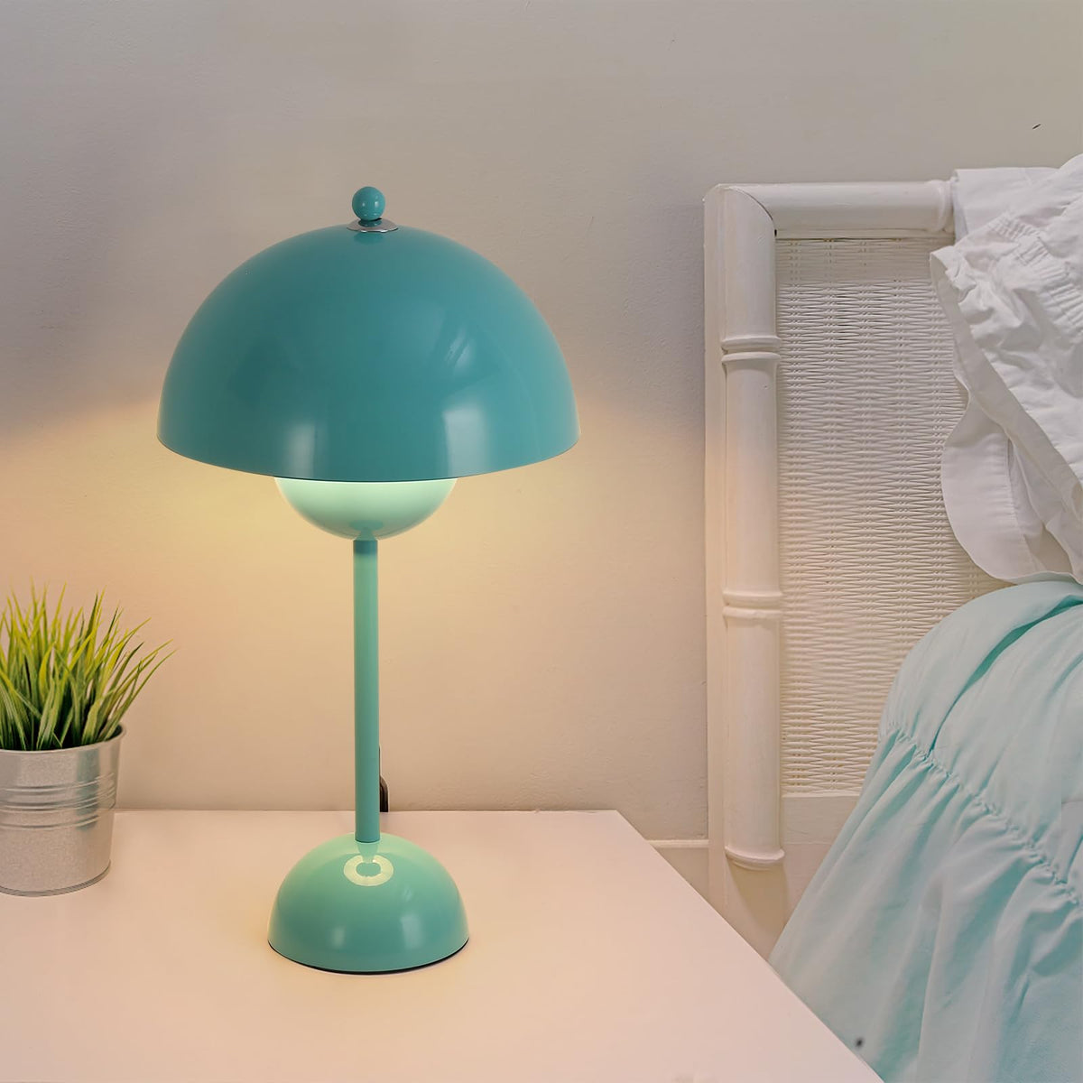 Mid-Century Modern Table Lamp Turquoise I432