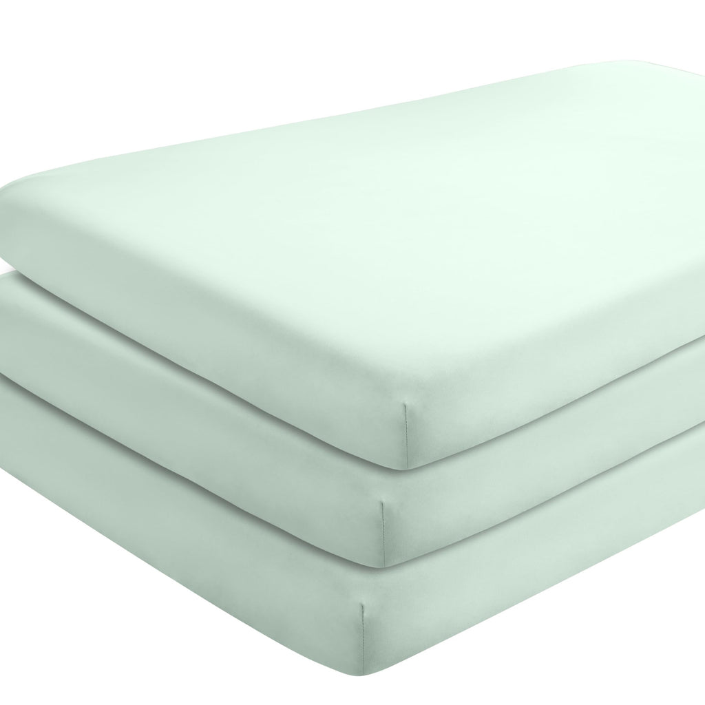 3-Pack Ultra-Soft Microfiber Fitted Crib Sheet C9429