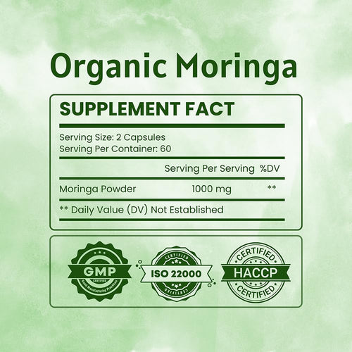 1000 mg Moringa Capsules R27257