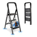 Folding Step Stool with Handrail D490