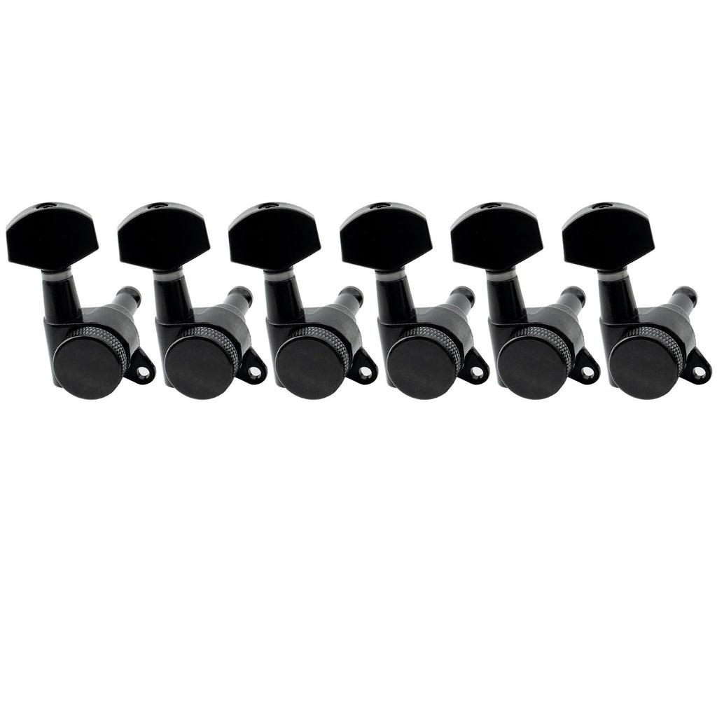 6 Inline Locking Tuners Set Black K9880