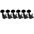 6 Inline Locking Tuners Set Black K9880