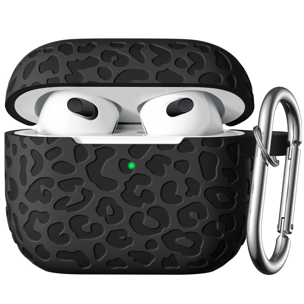 Black AirPod 3rd Generation Case with Keychain Q296