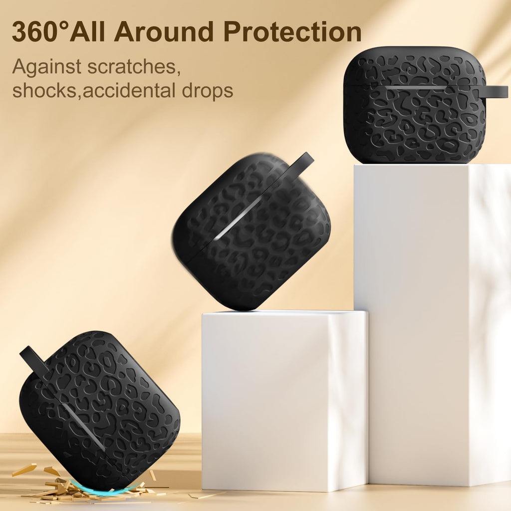 Black AirPod 3rd Generation Case with Keychain Q296