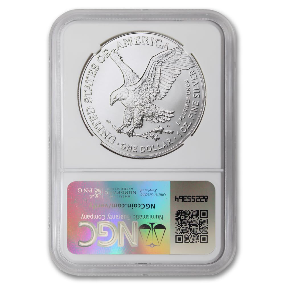 1 oz American Silver Eagle Coin MS-70 Z954