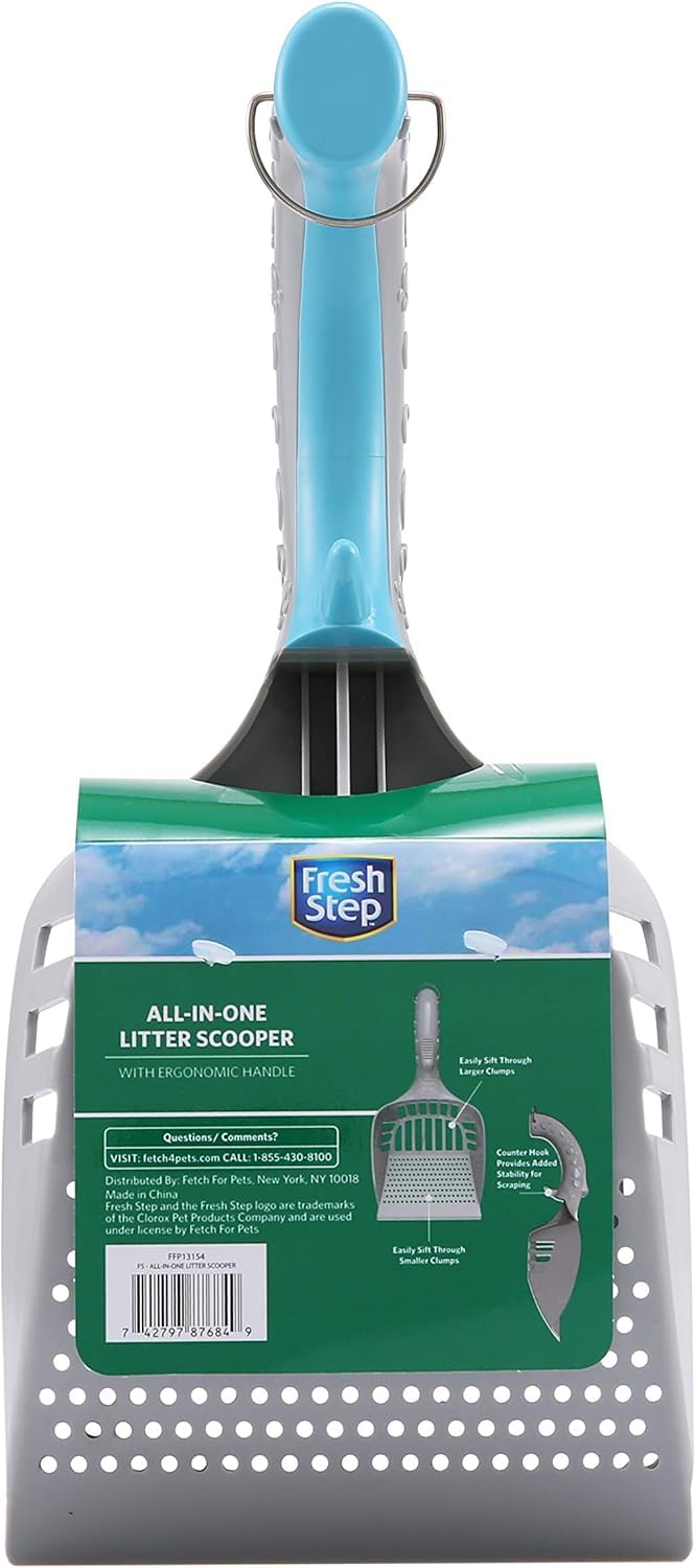 Cat Litter Scoop with Ergonomic Handle, 2-Pack P752016