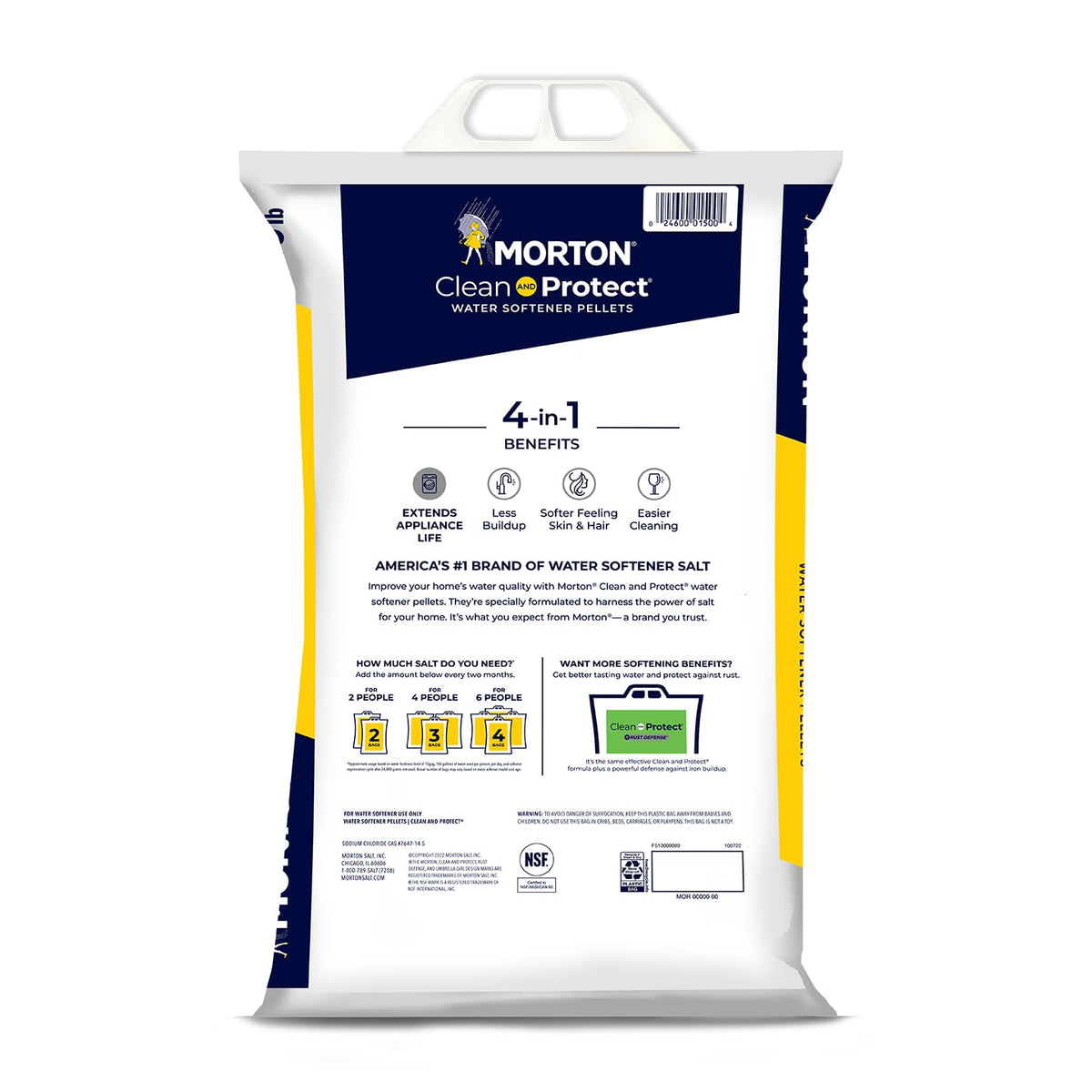 40lb Water Softener Salt U55862