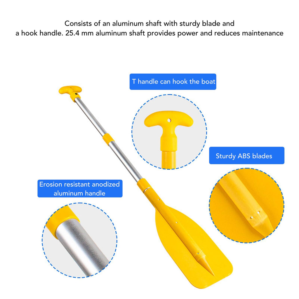 2Pcs Telescopic Adjustable Canoe Paddles V58465