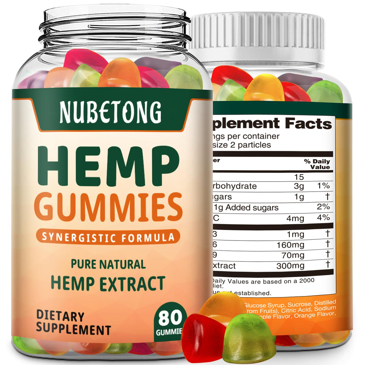 Hemp Gummies High Potency Organic Edible Supplement A167