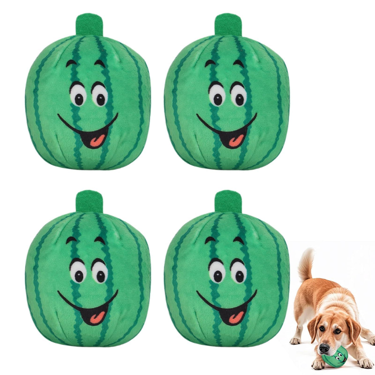 4Pcs Squeaky Plush Dog Toys Y16599