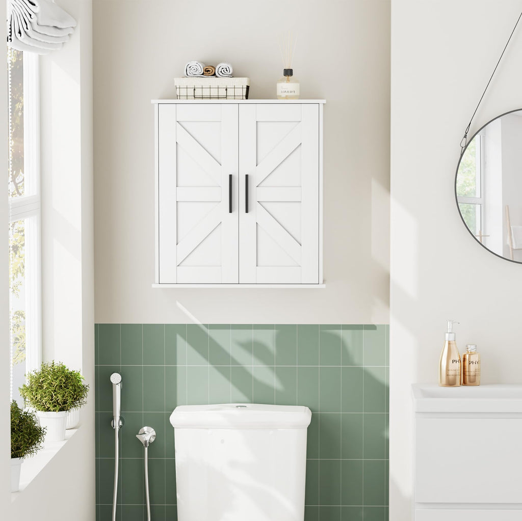 Bathroom Wall Cabinet with Adjustable Shelves H173