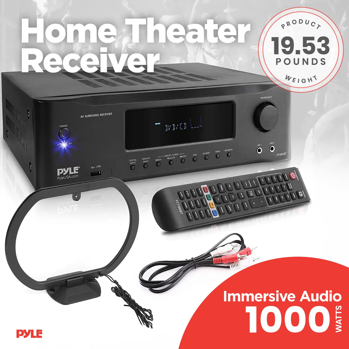 7.1-Channel Bluetooth Stereo Amplifier Q507734