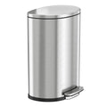 50L Stainless Steel Step Trash Can with Odor Filter and Removable Bucket W152