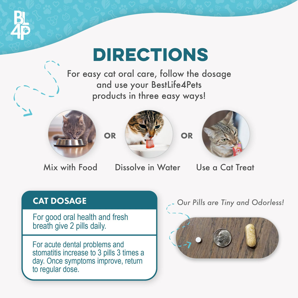 Cat Dental Care Supplement 400 Pills L912776