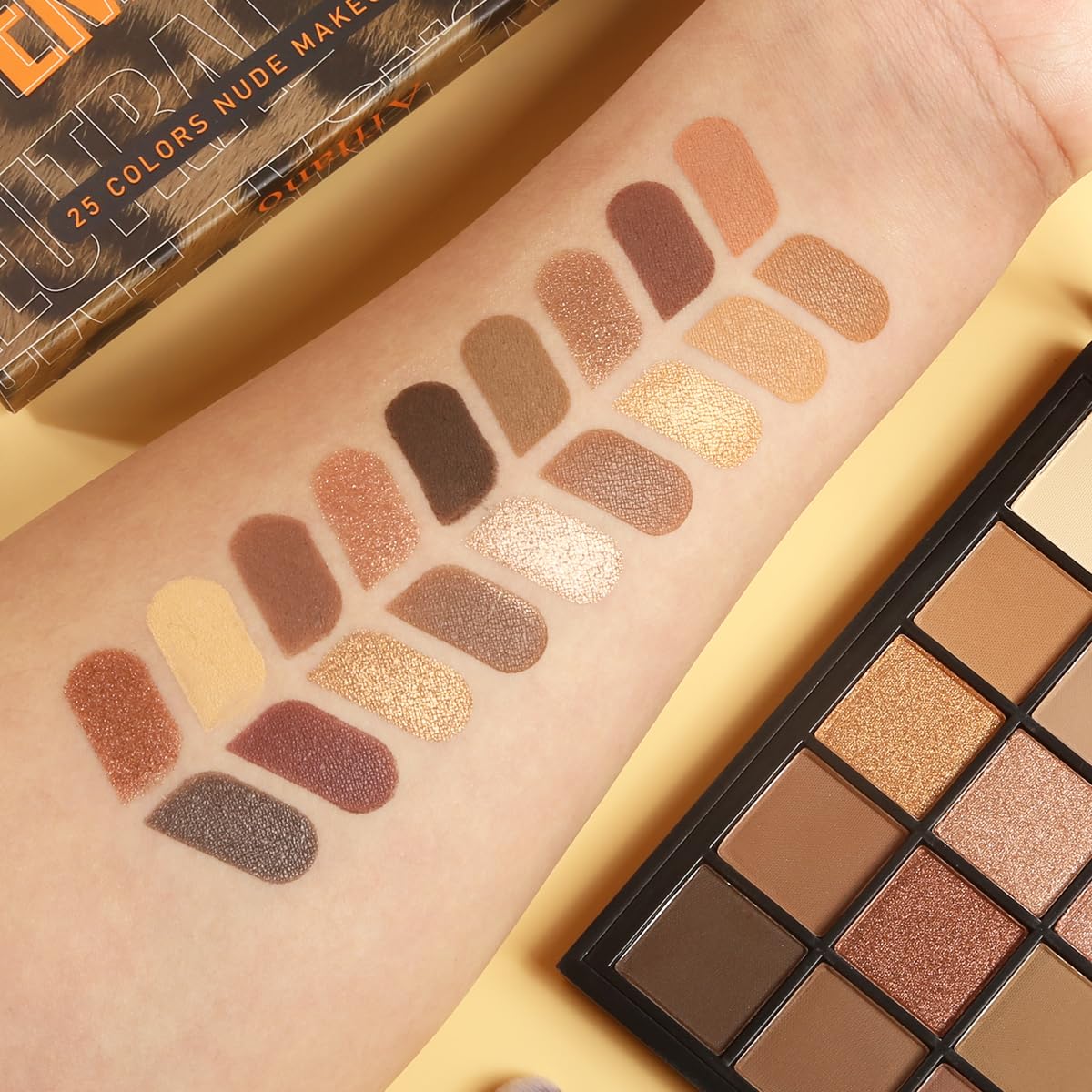 Nude Neutral Matte Shimmer 25 Shades Eyeshadow Palette E33534