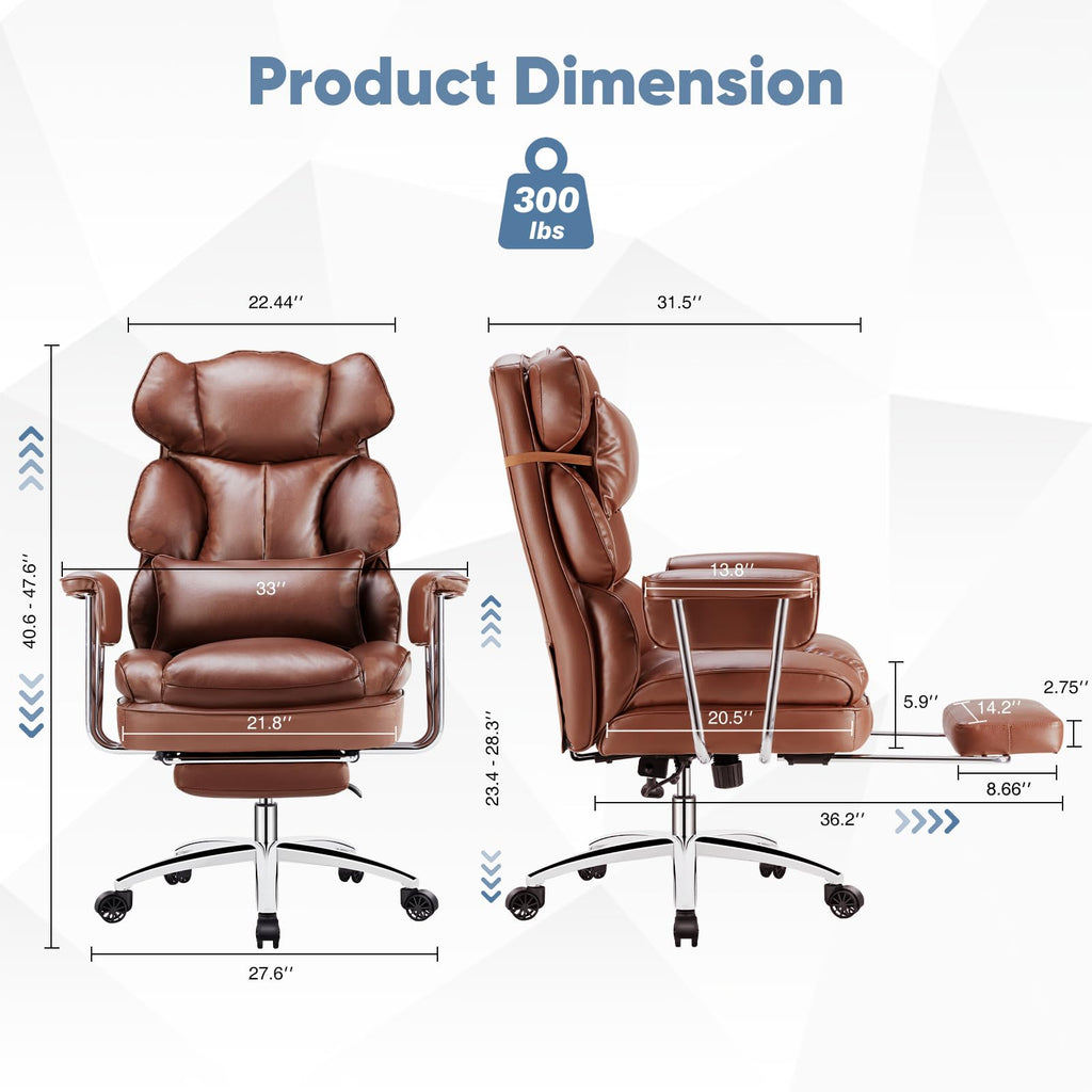 Ergonomic PU Leather Office Chair U7791