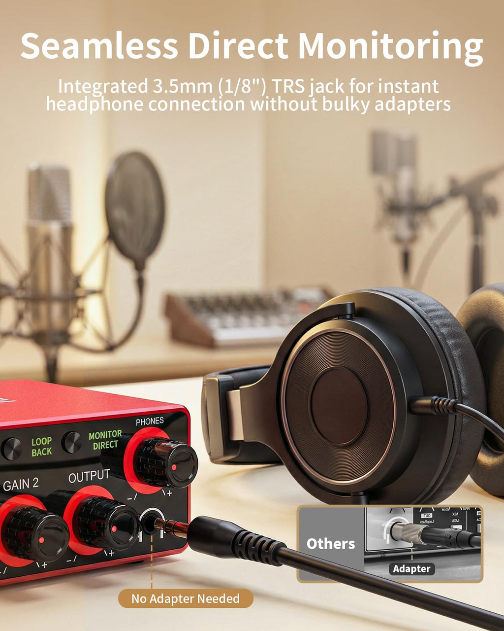 2X2 24-bit/192kHz Audio Interface with XLR/TRS Combo Input R766661