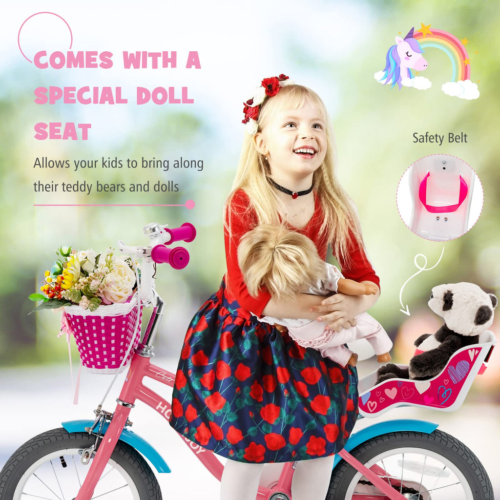 14 Inch Kids Bike with Training Wheels Q927331