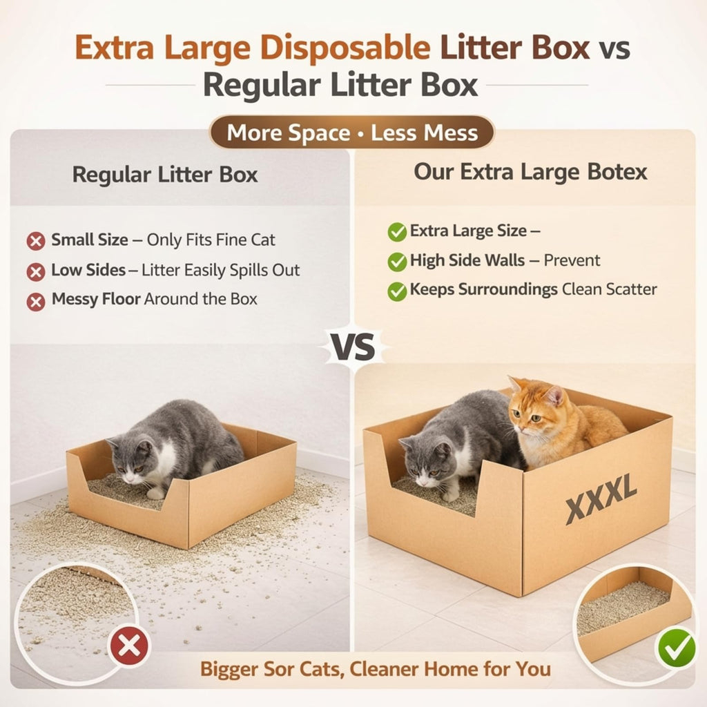 2 Pack XXL Disposable High Sided Litter Boxes Z8025