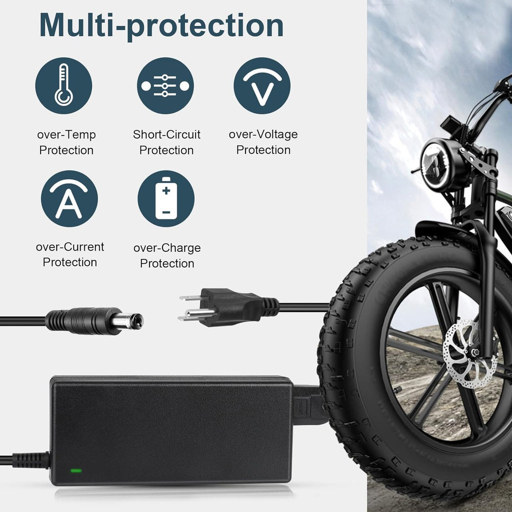 42V 2A Electric Scooter Charger with 7 Plugs Q62693