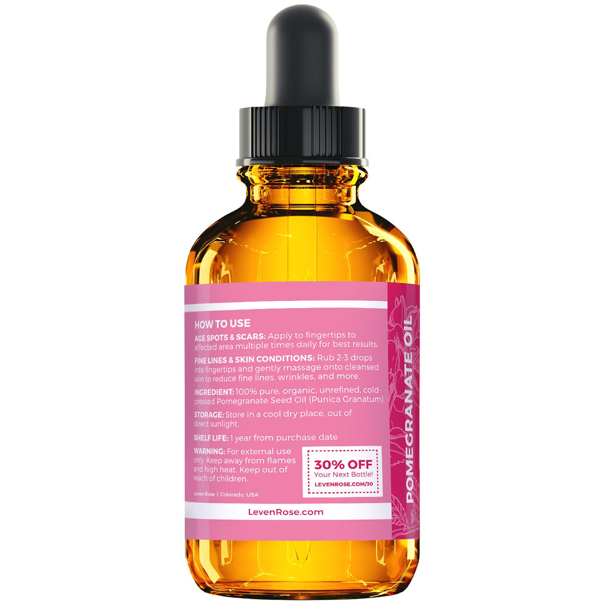 Organic Pomegranate Seed Oil 1 oz Y8616