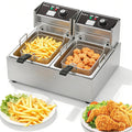 Commercial Deep Fryer with Double Baskets S4665