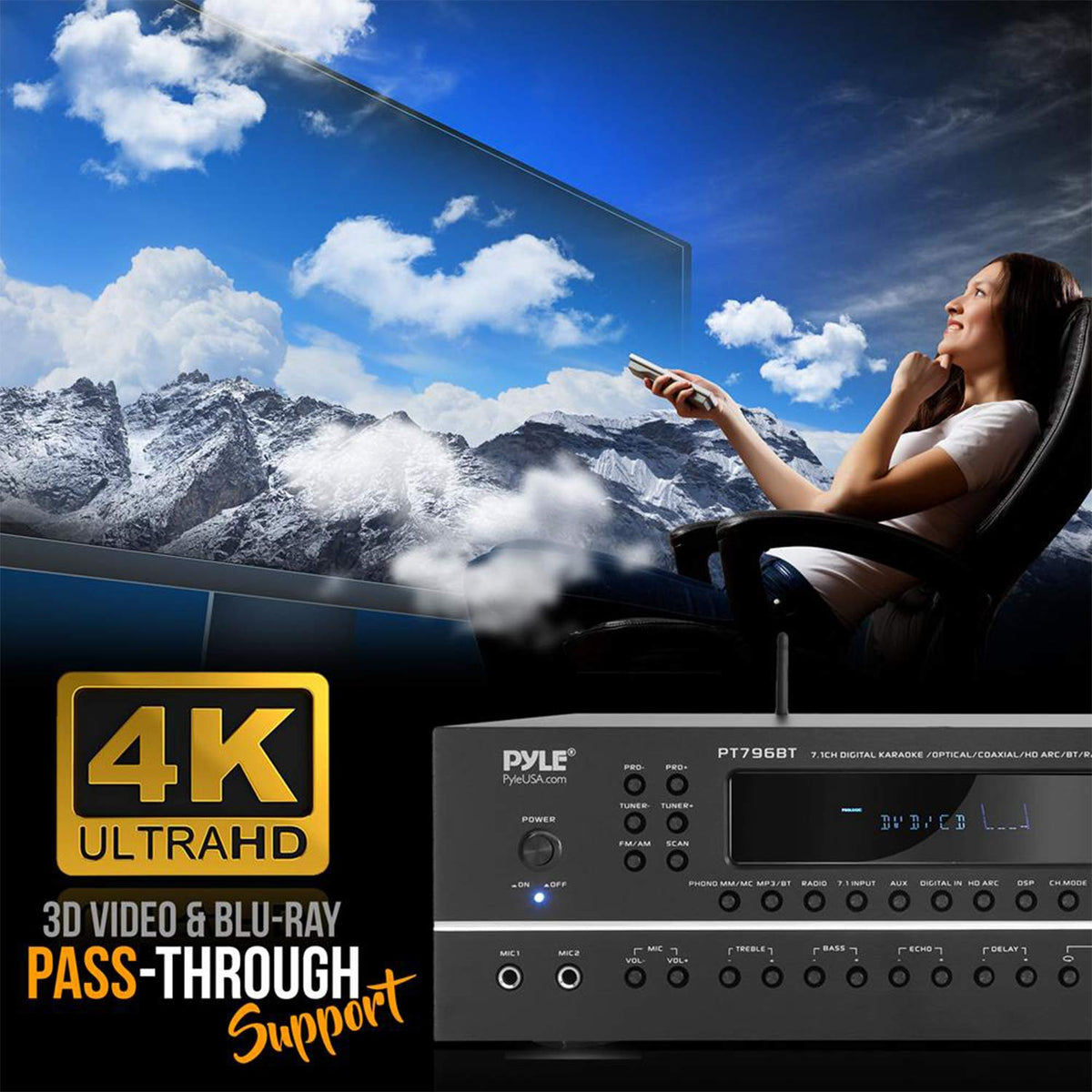 7.1-Channel Bluetooth Stereo Amplifier Q507734