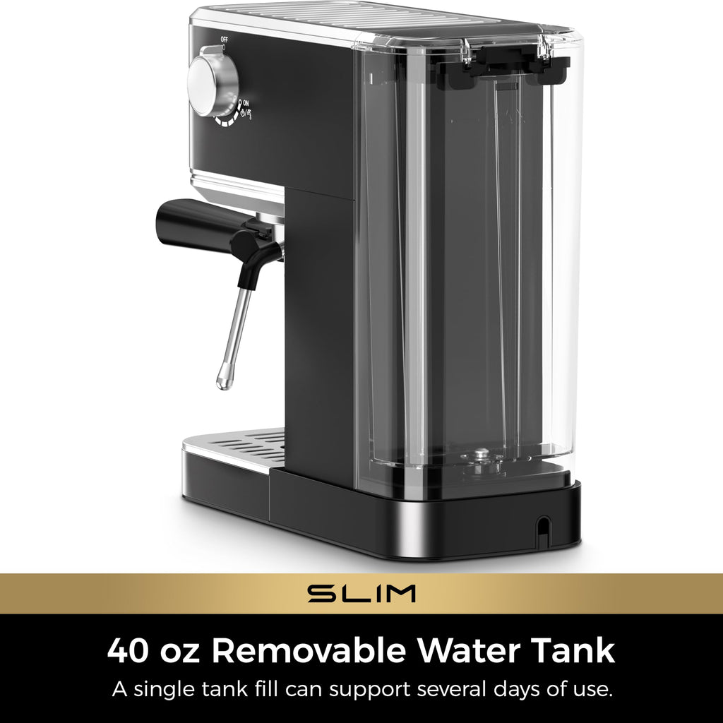 Slim Espresso Machine with Milk Frother O3546