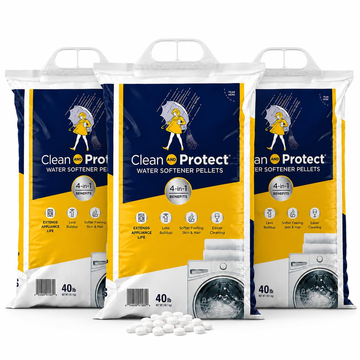 40lb Water Softener Salt U55862