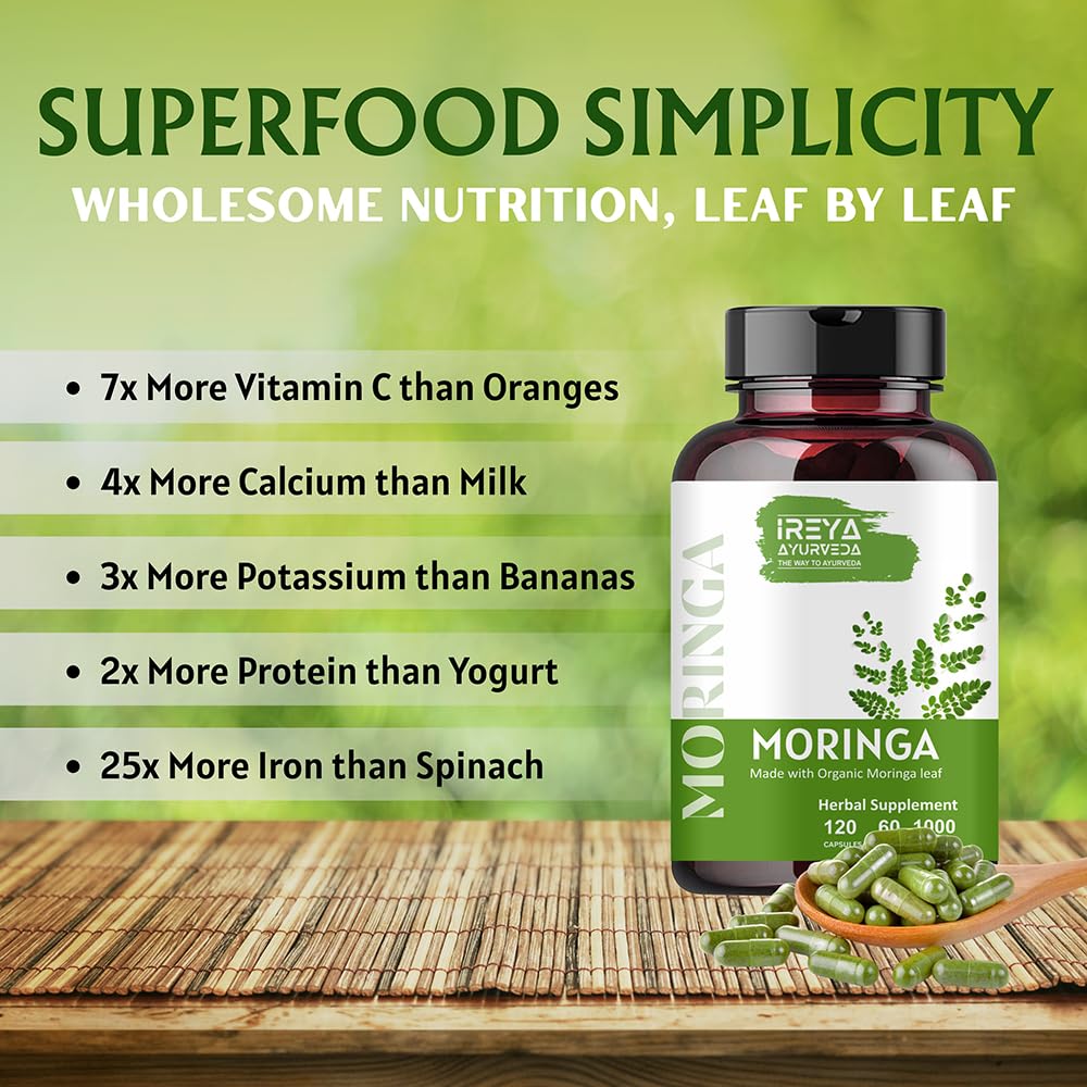 1000 mg Moringa Capsules R27257