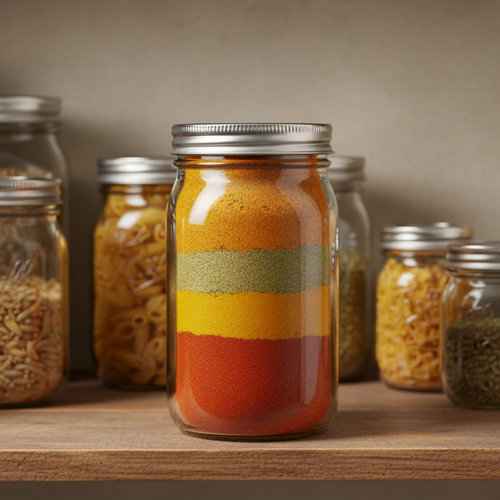 Wide Mouth Mason Jars 32 oz 12Pcs with Airtight Lids V2239