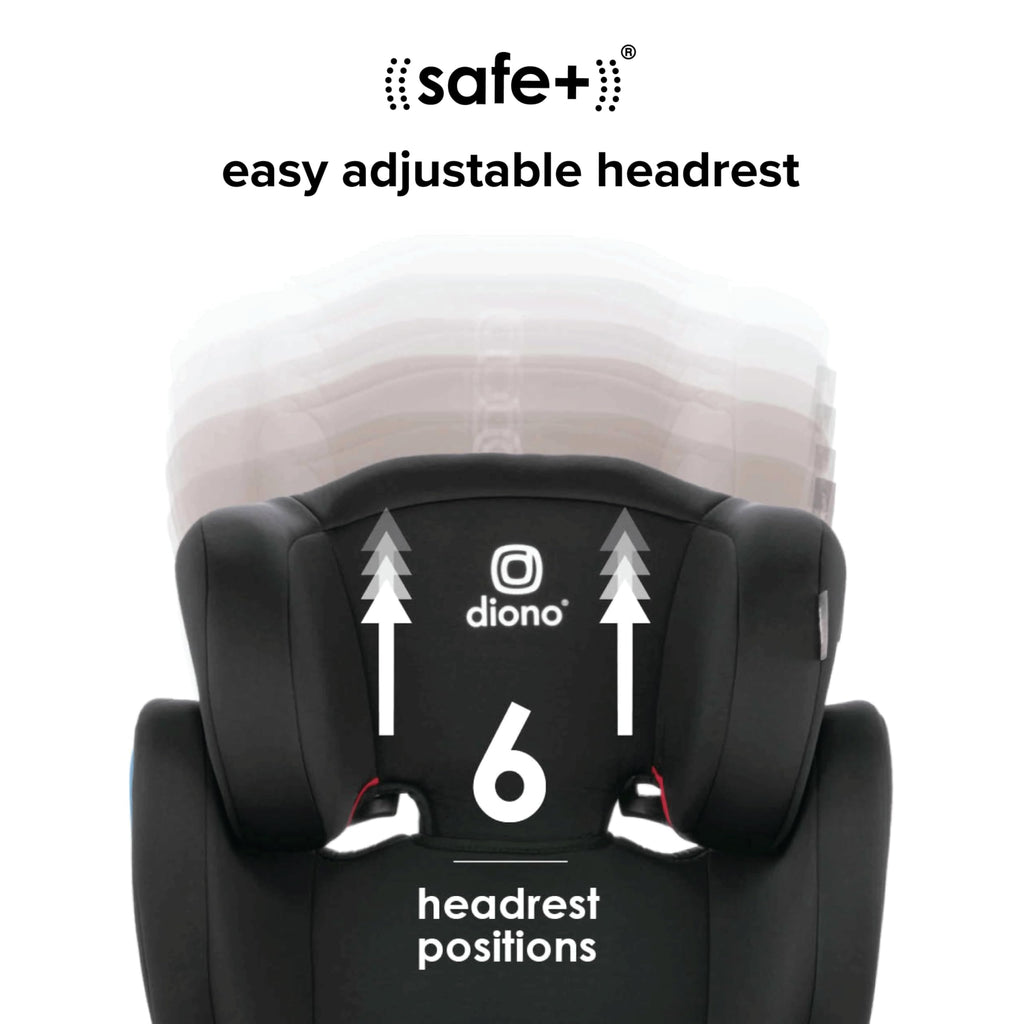 2-in-1 Belt Positioning Booster Seat, Black J62559