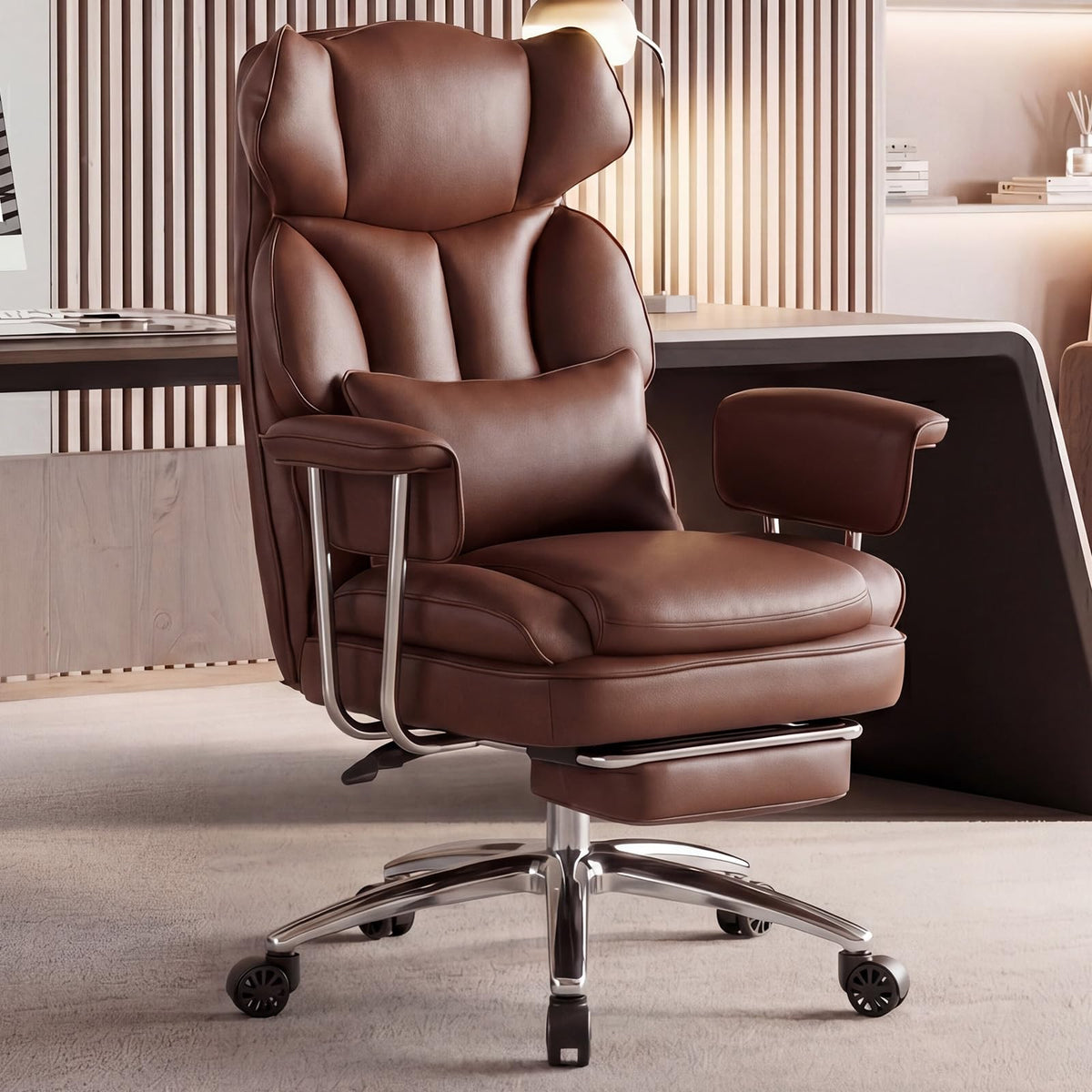 Ergonomic PU Leather Office Chair U7791