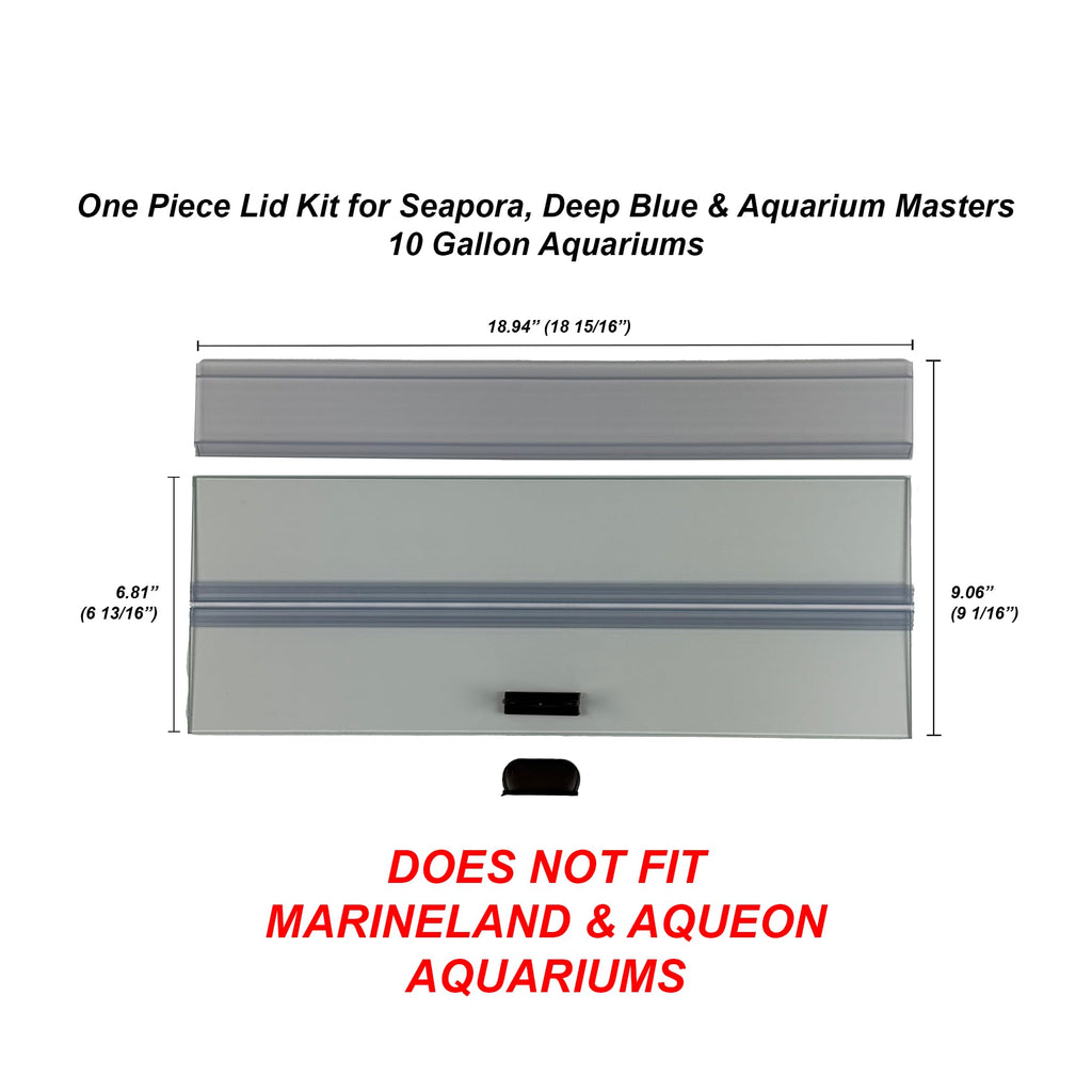 Glass Canopy Aquarium Lid C599