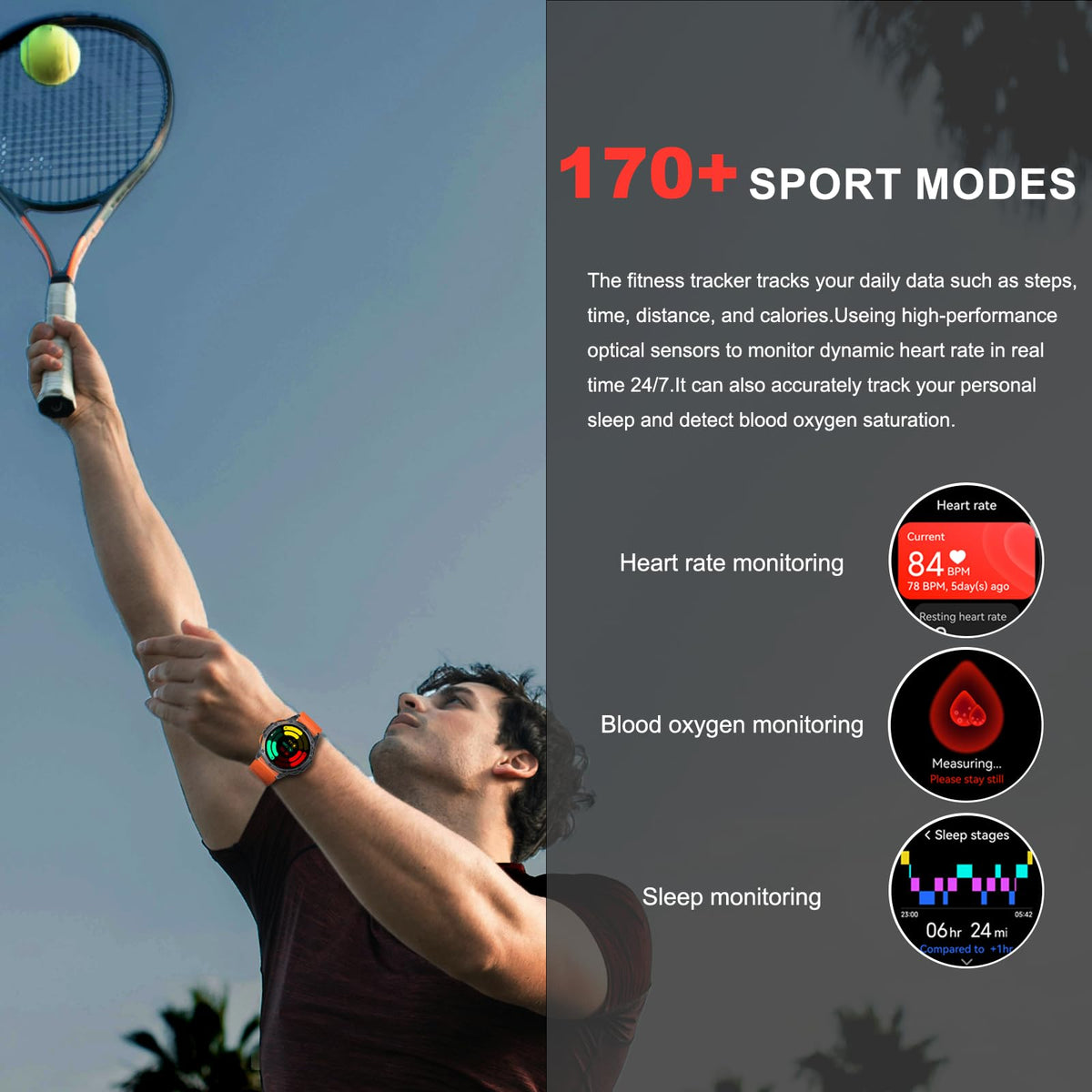 Military Smart Watch with GPS H491