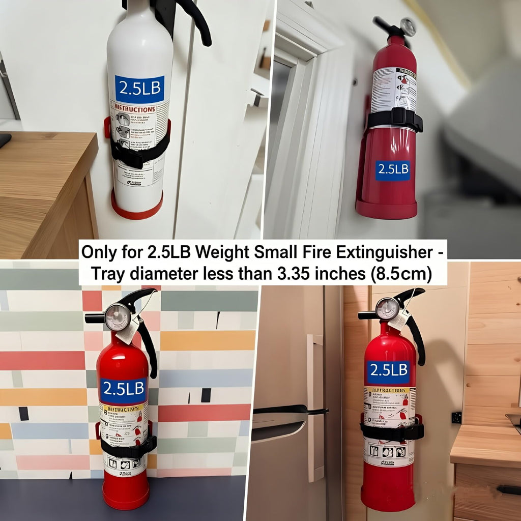 Small Fire Extinguisher Mount with Quick Release Strap X305317