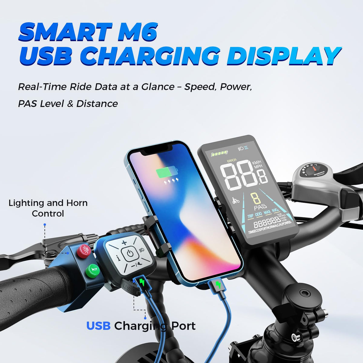 Electric Bike 26 x 4 Fat Tires M230